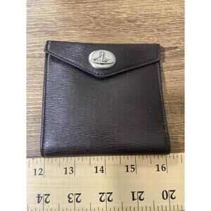 Vivienne Westwood brown navy orb wallet face mask case